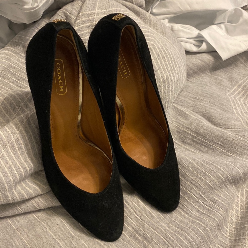 Coach Black Heels